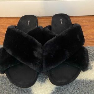 Birdies Faux Fur Slippers